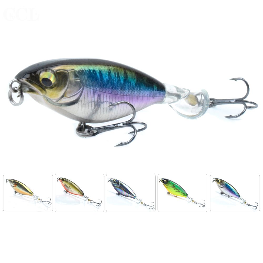 3.5in / 0.4oz Topwater Soft Rotating Fishing Lure Bionic