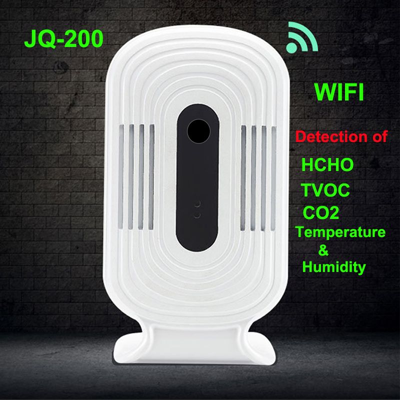 Portable Intelligent WIFI Home Professional Smog CO2 Meter HCHO TVOC Air Quality Monitor Tester Detector Sensor Temperature Co2