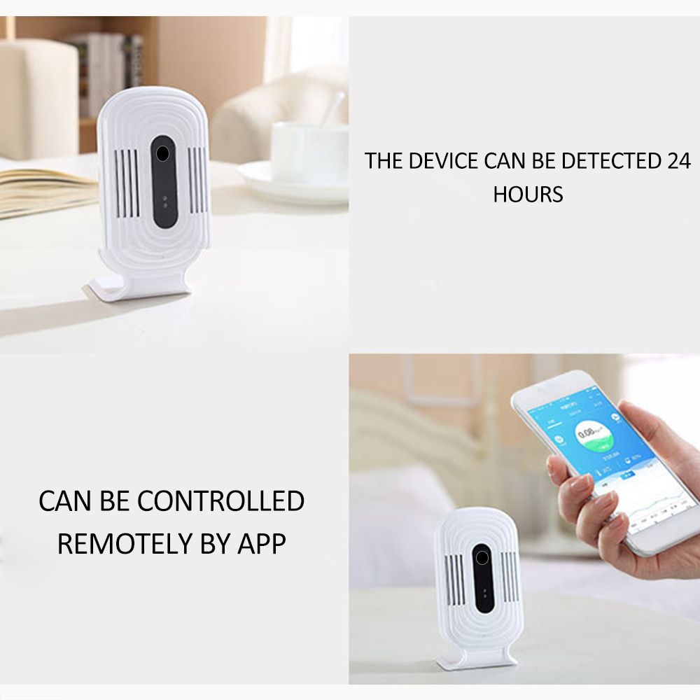 Portable Intelligent WIFI Home Professional Smog CO2 Meter HCHO TVOC Air Quality Monitor Tester Detector Sensor Temperature Co2