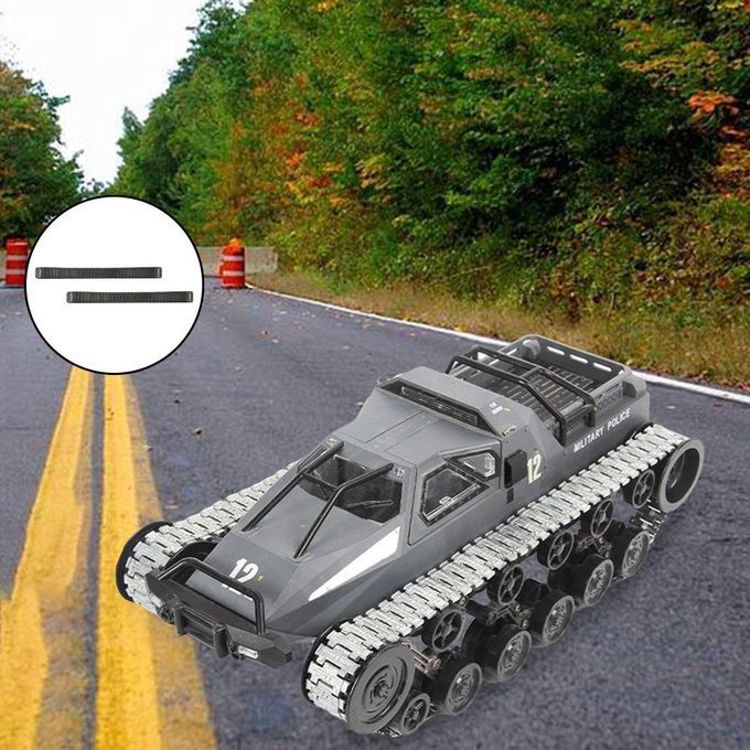Toy Grade 1/12 RC Tank Car Kits With Metal Track DIY 2.4G Boys Gray