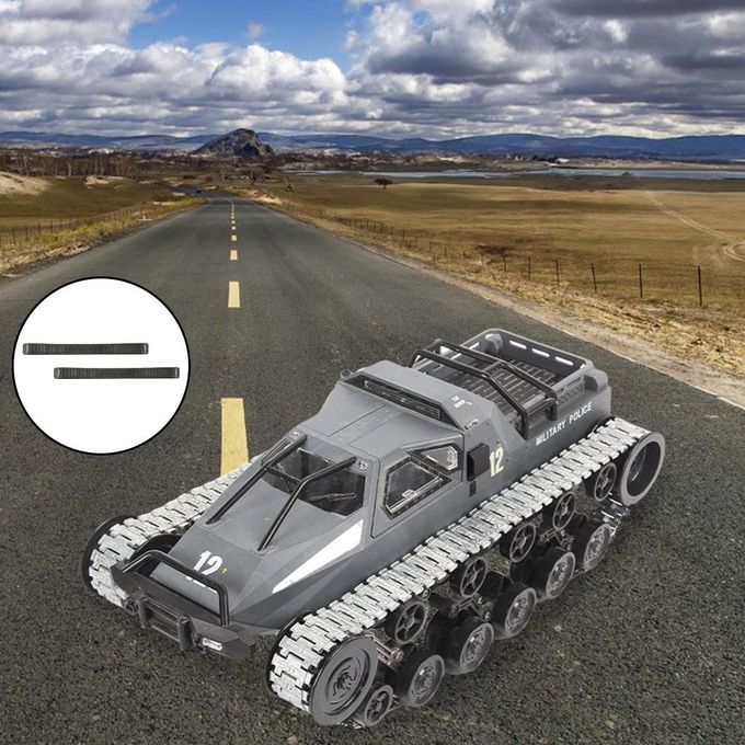 Toy Grade 1/12 RC Tank Car Kits With Metal Track DIY 2.4G Boys Gray