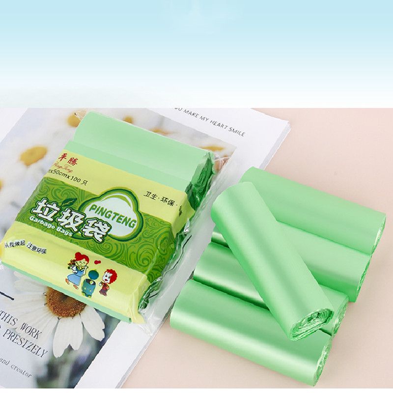 100pcs Trash Can Bags Bucket Garbage Sorting For Kitchen Wastebasket Biodegradable Compost Parkside Recycling Recycle Bin Office