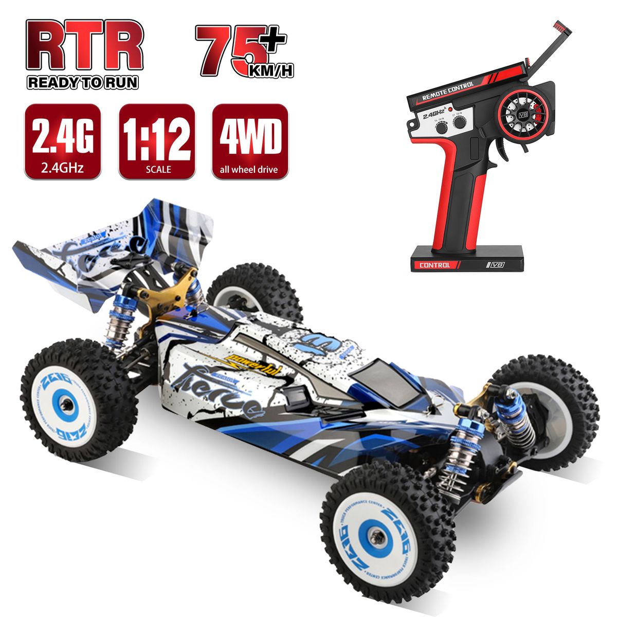 124017 Remote Control Car Off-Road Car High Speed