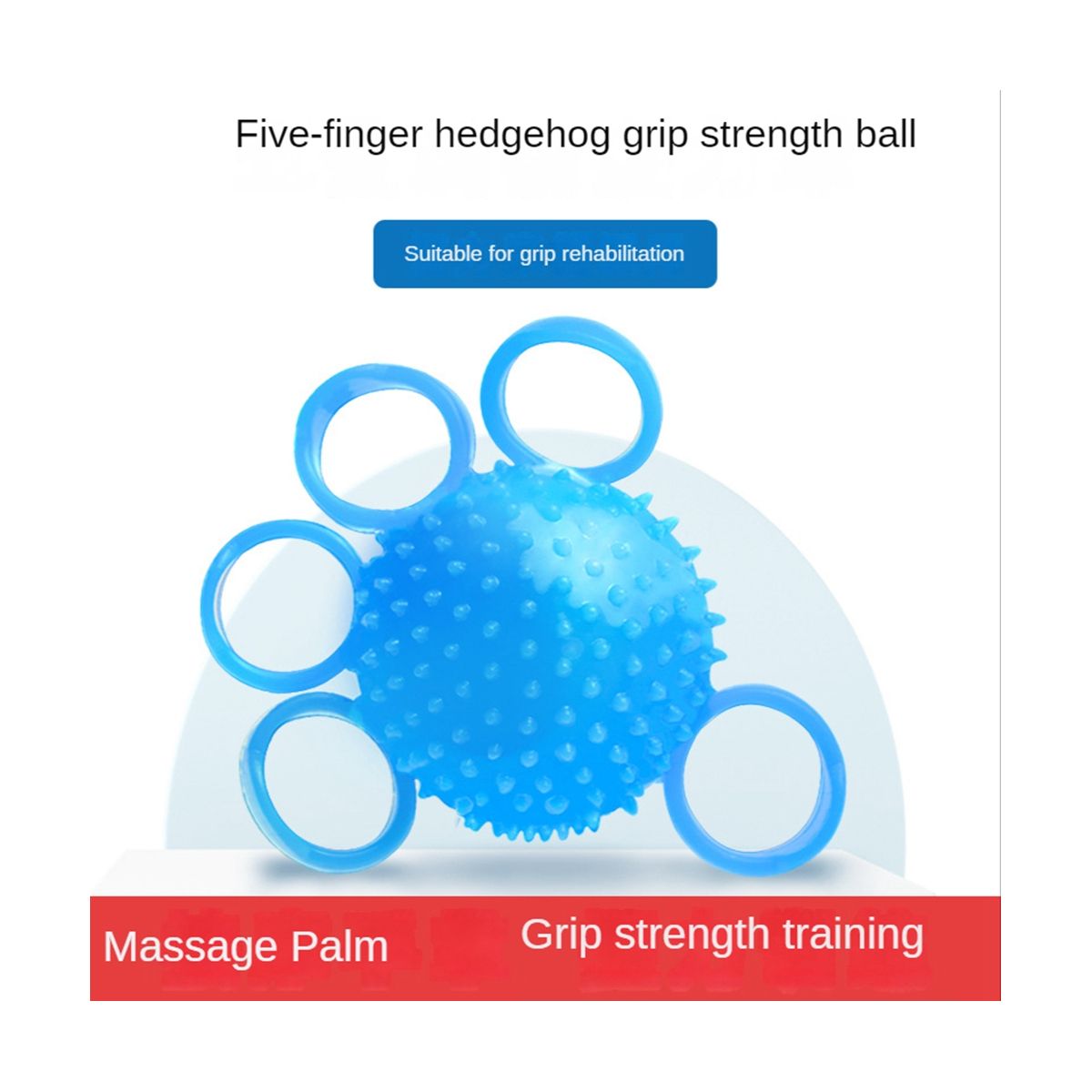 BAMDA Five Finger Grip Ball Ring Training Equipment Fingers