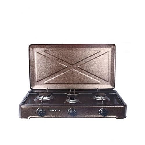 300 3-burner Manual Ignition Table Top Gas Cooker (maxi By Lg) + Free Gas Lighter