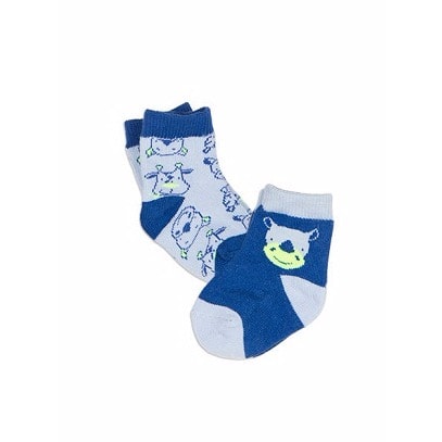 Baby Boys 2pk Rhino Socks - Blue