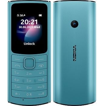 110 - 4G LTE - Dual Sim - Fm Radio - Internet Browser - Games - Torch - MP3 Player - Aqua