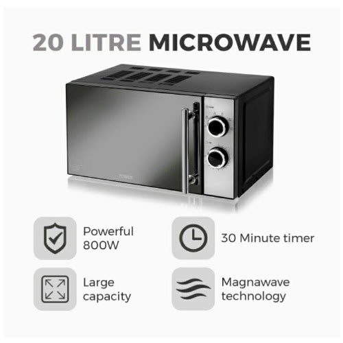MAGNAWAVE 20L Microwave Oven With 5 Power Settings - 800W