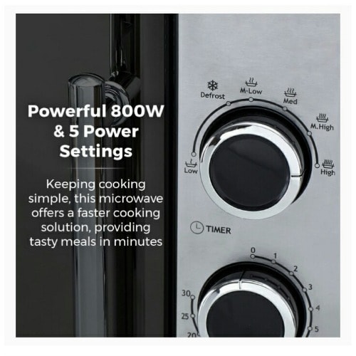 MAGNAWAVE 20L Microwave Oven With 5 Power Settings - 800W