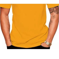 Truck Cotton T-shirt - Yellow