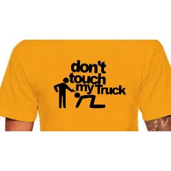 Truck Cotton T-shirt - Yellow
