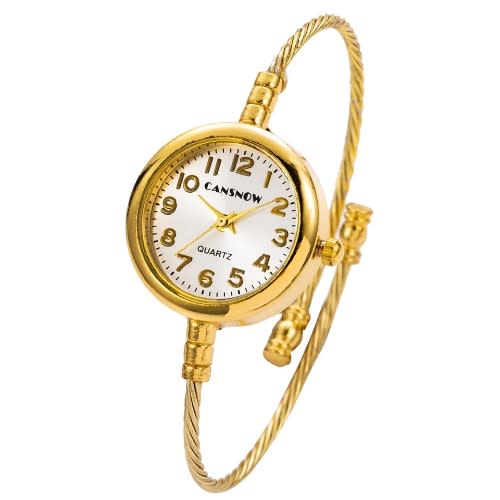Women's  Stainless Steel Strap Watch -Gold