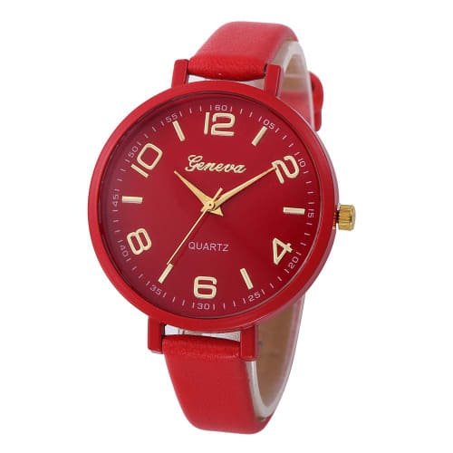 Women Fashion Wristwatch Red