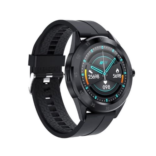 Y10 Waterproof Heart Rate Blood Pressure Monitor Fitness Tracker Smart Watch-black