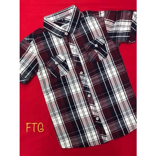 Boys' Check Shirt - Multicolour