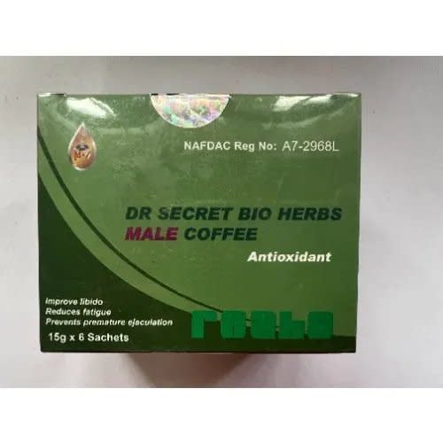 Dr Secret Bio Herbs Male Coffee For Men - 15g X 6 Sachet