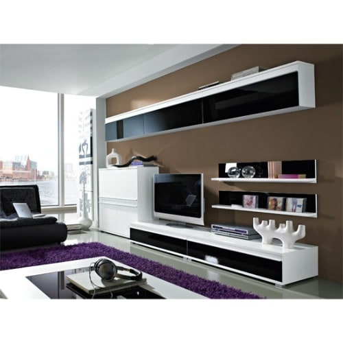 Freestyle Living Room Furniture Set 1 In White