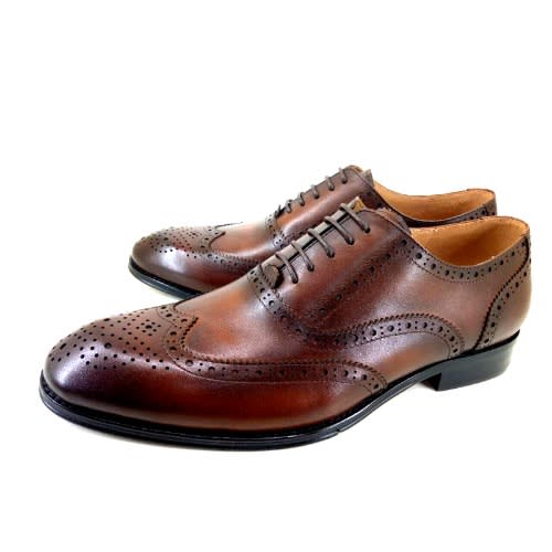 Brown Calf Leather Barcelona Brogues