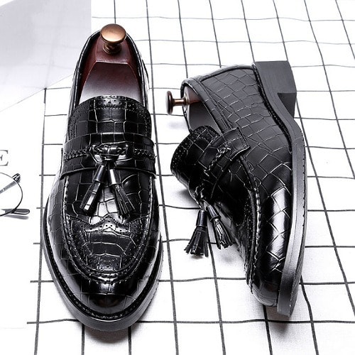 Men's Thick Block Shoes