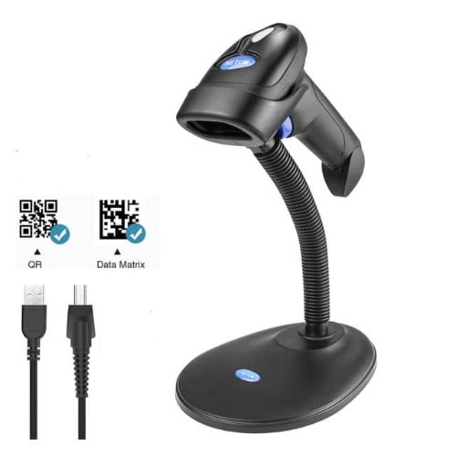 2d Wireless Barcode Scanner With Stand L8