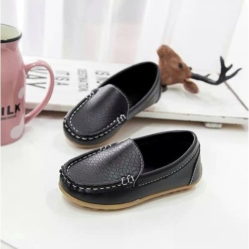 2020 Kid Boys Loafers - Black