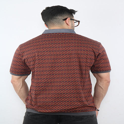 Bunt Umber Polka Polo Shirt - Brown
