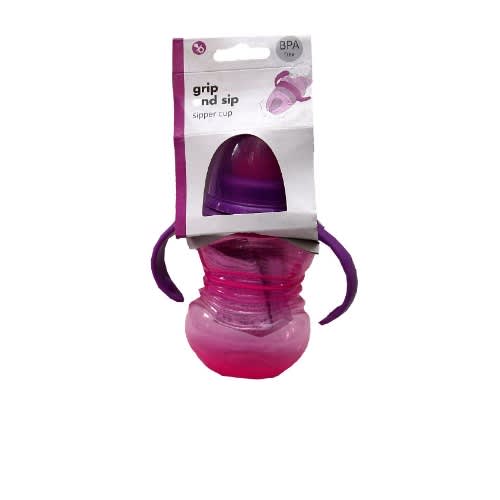 Grip N Sip Soft Spout Trainer Sippy Cup- Pink
