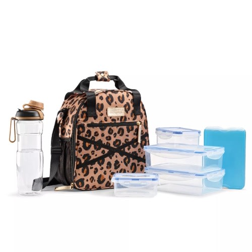 Fit & Fresh Deluxe Athleisure Lunch Bag Set - 7-Piece
