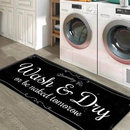 Laundry Room Rug Runner Mats - Single -  50cm x 80cm