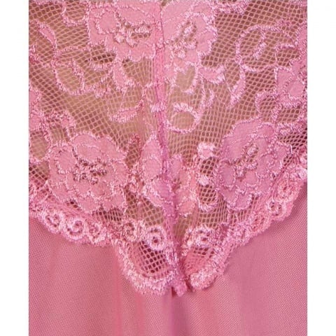 Sweet & Sexy Pink Sleepwear Night Dress + G-string