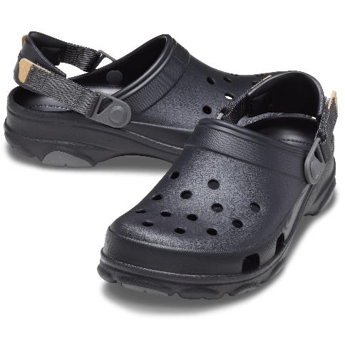 All Terrain Crocs- Black