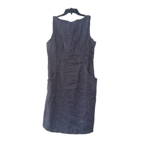 Women's Short Dress- Black And Grey