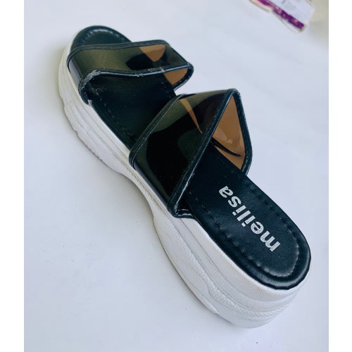 Women’s Wedge Slippers- Black