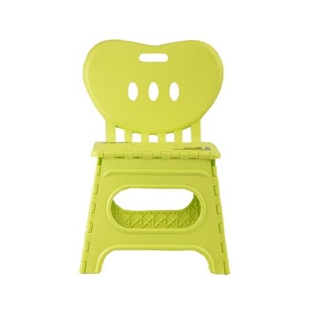 Foldable Plastic Chair - Lemon
