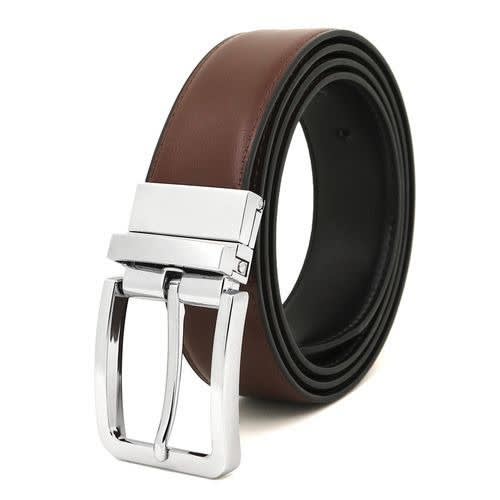 Men Reversible Leather Belt