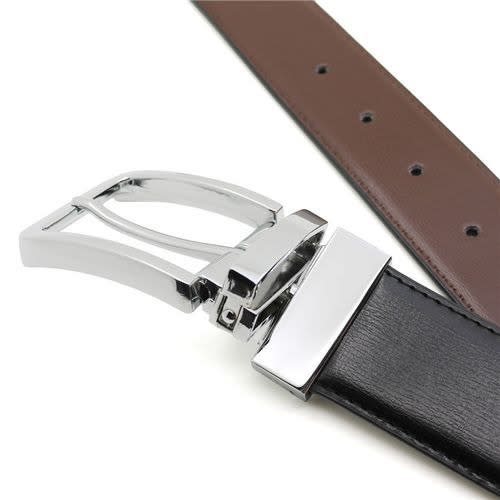 Men Reversible Leather Belt
