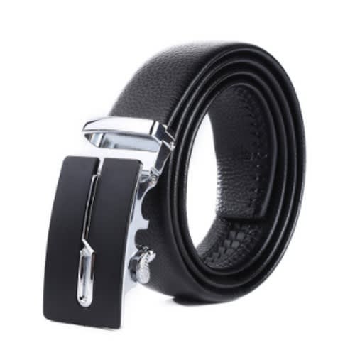 Men's Pin-less Automatic Leather Belt