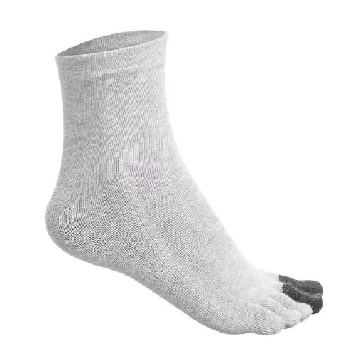 Five Toe Running, Exercise And Casual Socks - Ash