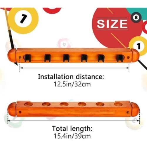 Snooker Stick Hanger -6 Ports