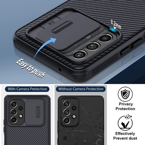 Camshield Shockproof Case With Slide Camera Cover For Samsung Galaxy A33