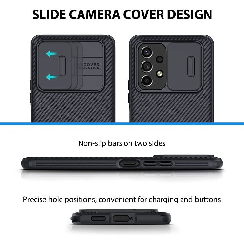 Camshield Shockproof Case With Slide Camera Cover For Samsung Galaxy A33