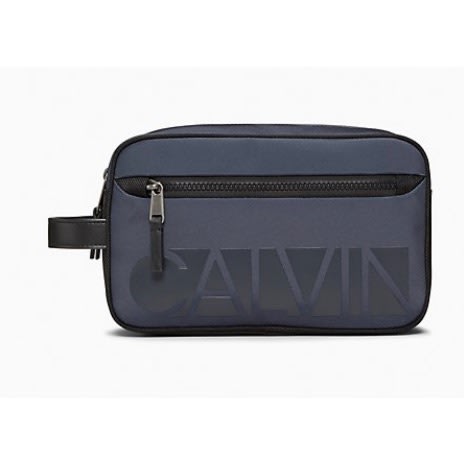 Men’s Nylon Dopp Bag-  Black Multi