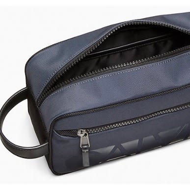 Men’s Nylon Dopp Bag-  Black Multi