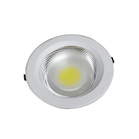 LED Cob Downlight - 30w Recessed - 165-245v Ac - White