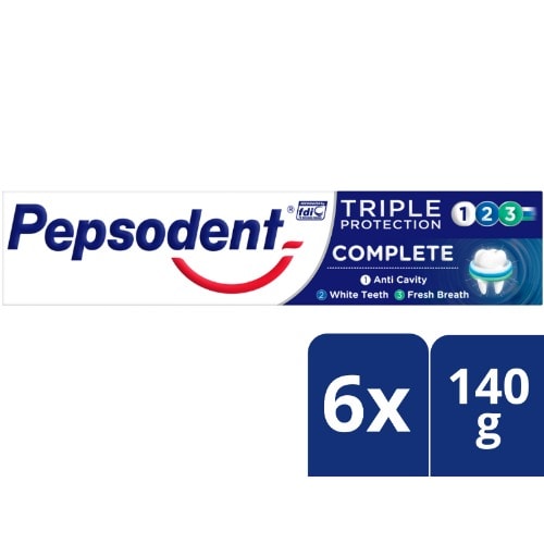 Triple Protection Toothpaste  Complete  140g X6