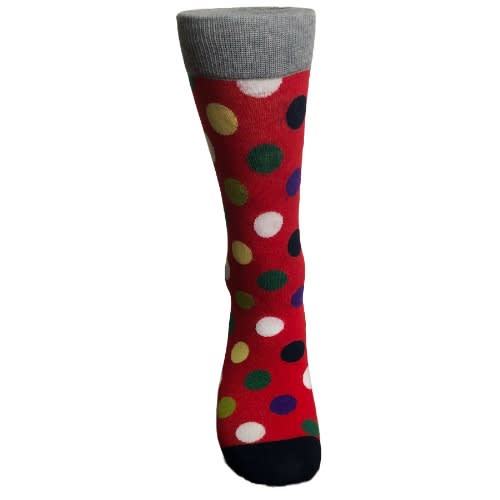 Revicena Multicoloured Polka Dots Socks -A pair