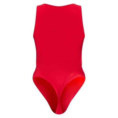 Sleeveless Bodysuit - Red