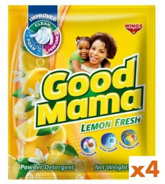 Powder Detergent - Lemon - 170g -Pack Of 4