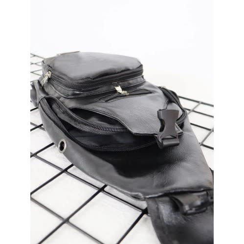 Shoulder Chest/Crossbody Bag - Black