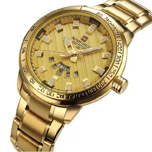 Wrist Watch For Men - Gold